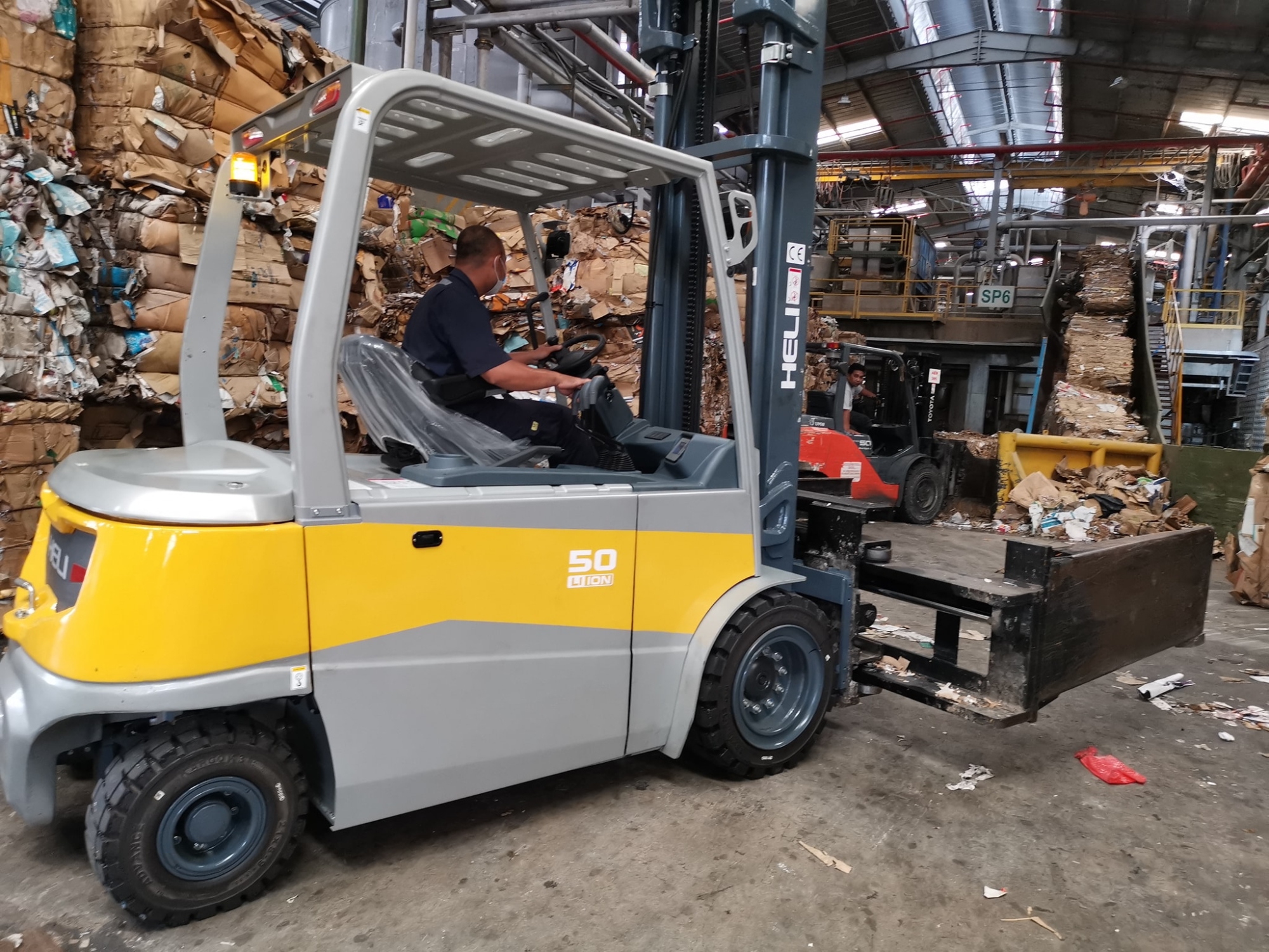 5 Ton Lithium Forklift Successfully Converted An Existing Diesel Usage Customer